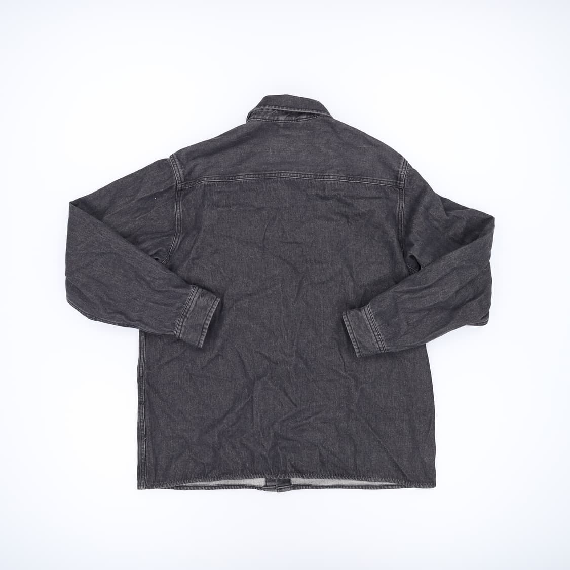 M 커버낫 흑청 데님 자켓 셔츠 0318H1 상품이미지2