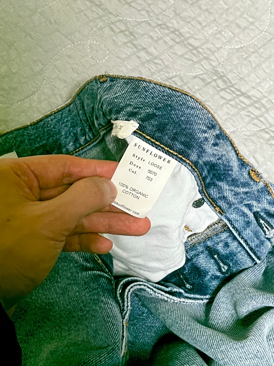 선플라워 루즈데님 내추럴빈티지 29/32 상품이미지5