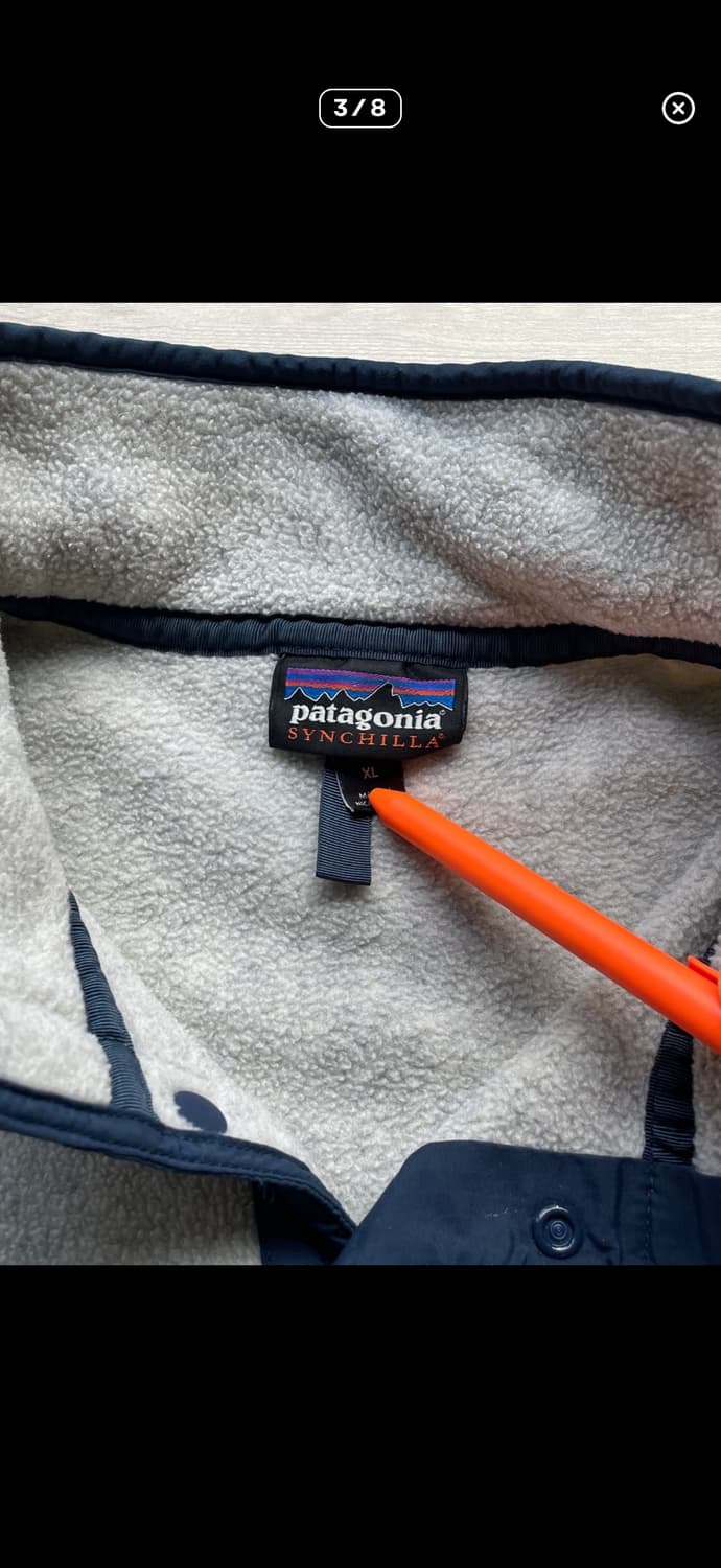 파타고니아 라이트웨이트 신칠라 스냅-T 플리스 풀오버 오트밀 xl 상품이미지3