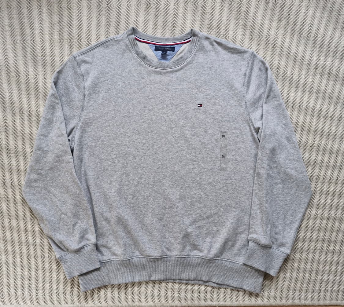타미힐피거 솔리드 테리 스웻셔츠 맨투맨 새상품 상품이미지5