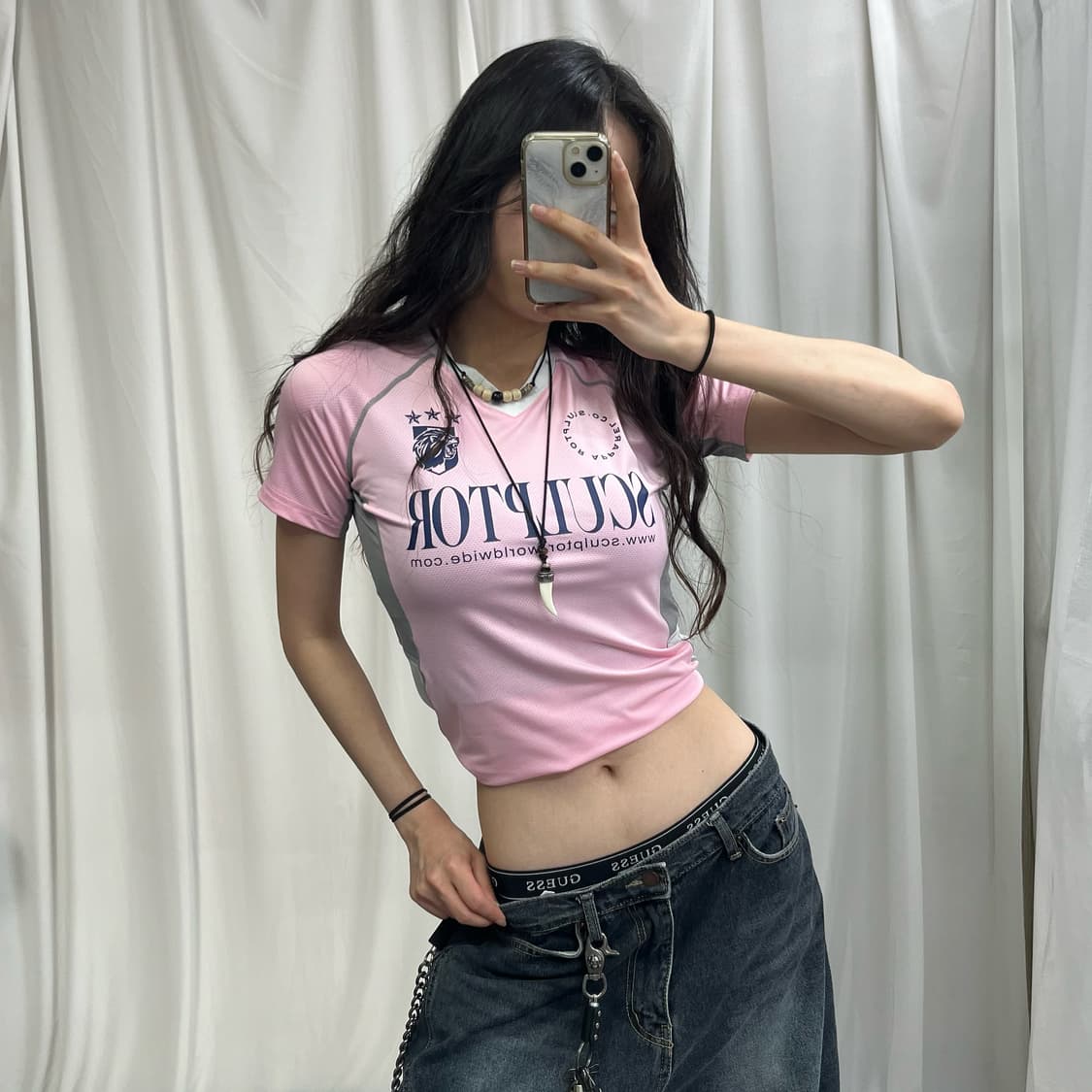 Sculptor pink jersey T-shirts 상품이미지1