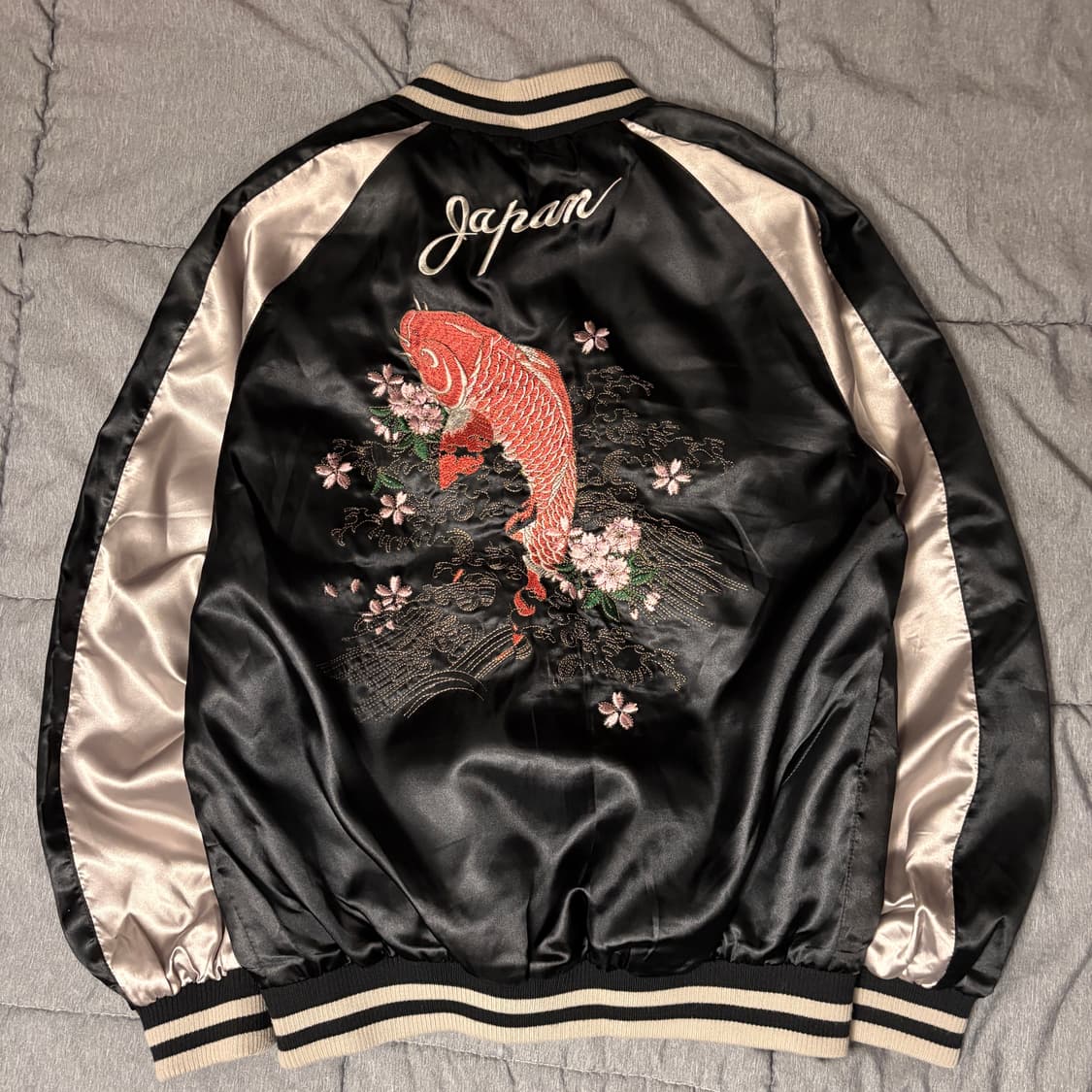 재패니즈 일본 잉어 스카쟌 재킷 자켓 상품이미지1