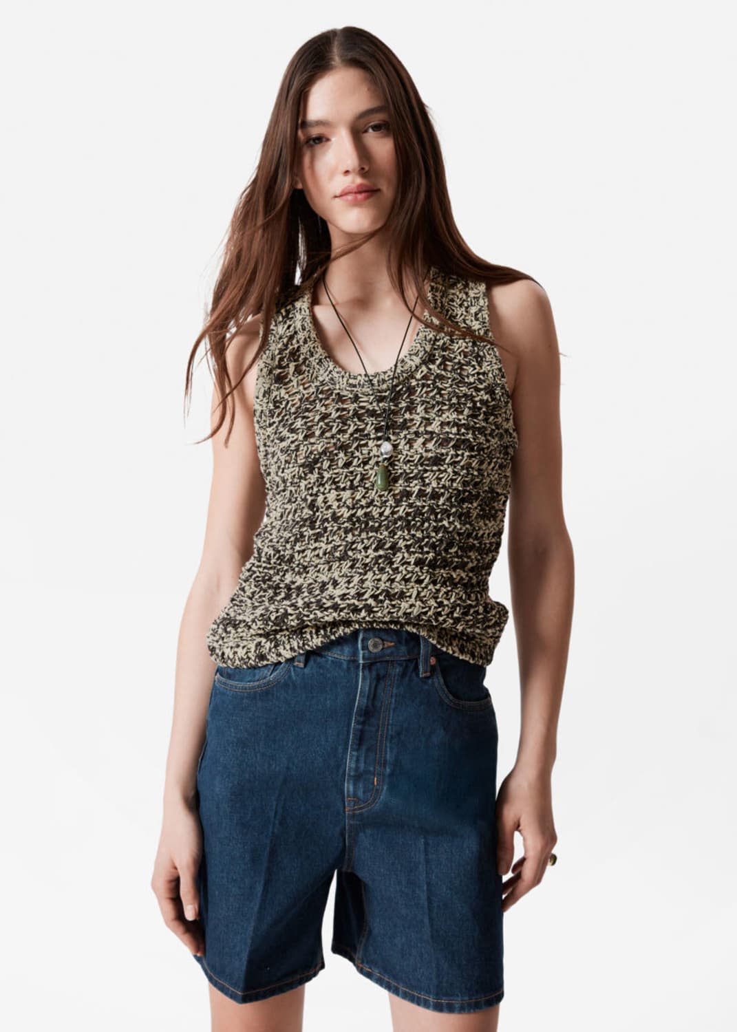 앤아더스토리즈 니트 탱크 탑 S (택 없는 새상품) 상품이미지1