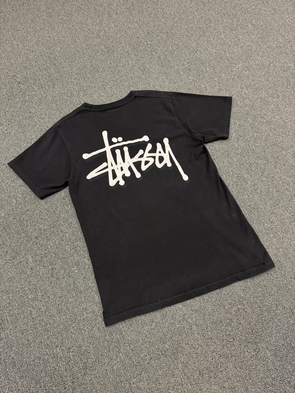 S) 스투시 빈티지 베이직 반팔 티셔츠 상품이미지3