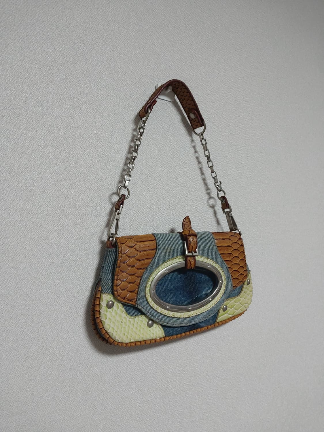 데님 빈티지 미니백 y2k 상품이미지4