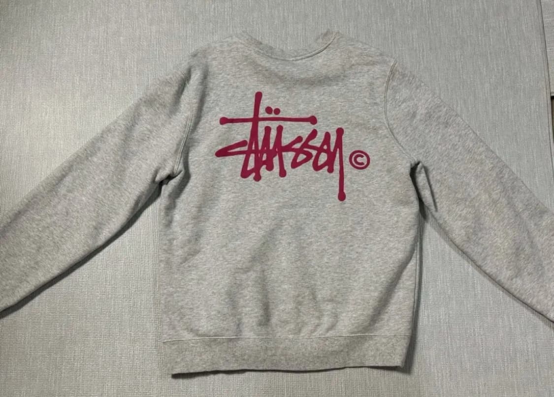 정품 기모 스투시 맨투맨 🩶💕 상품이미지3