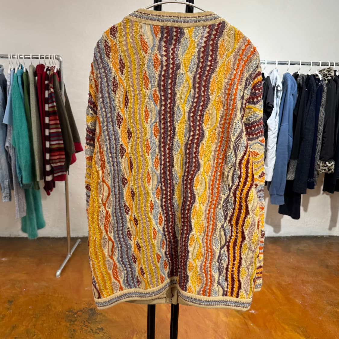 빈티지 에스닉 패턴 니트 가디건 상품이미지3