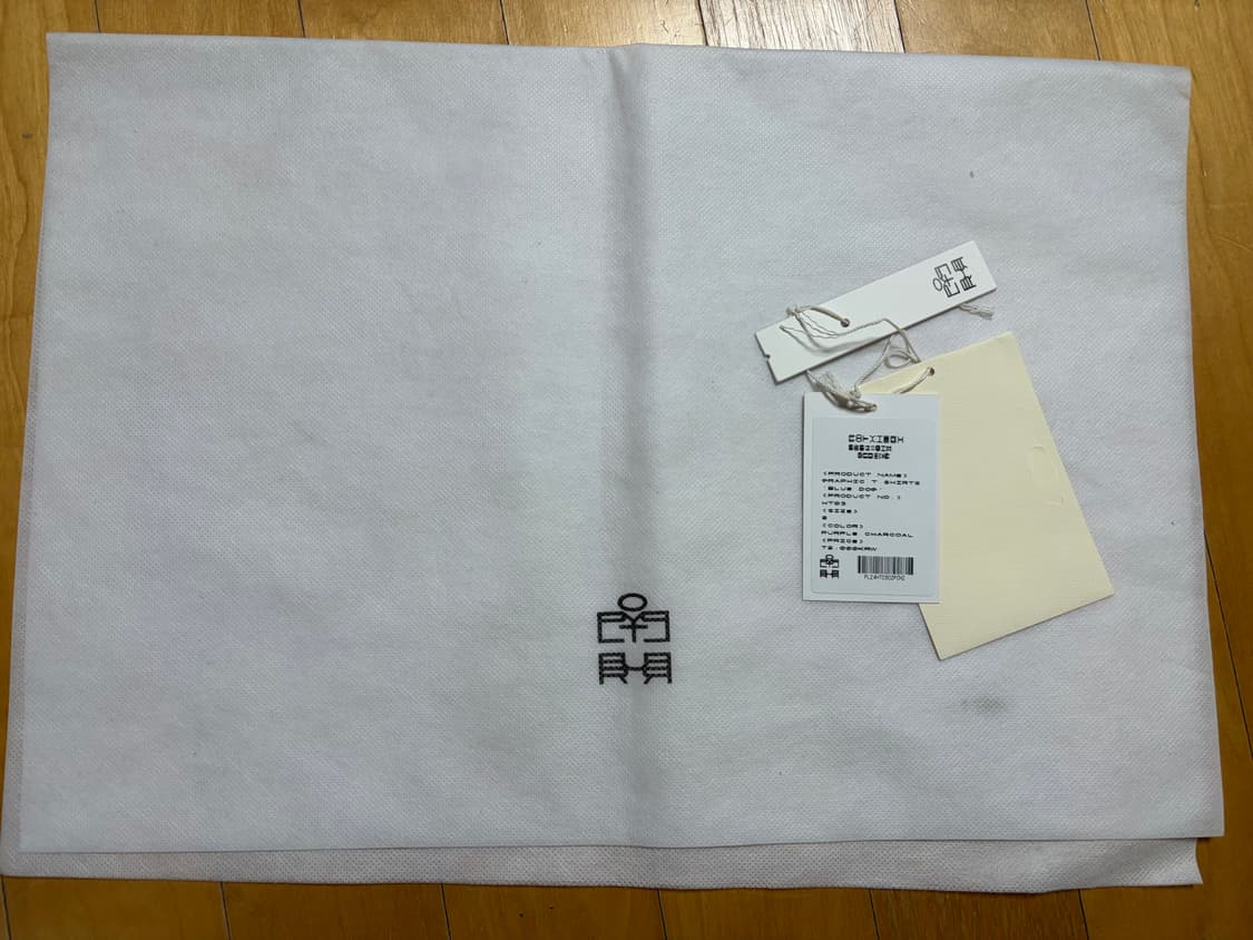 [2] 폴리테루 x 행크 그래픽 티셔츠 블루독 퍼플 차콜 상품이미지3