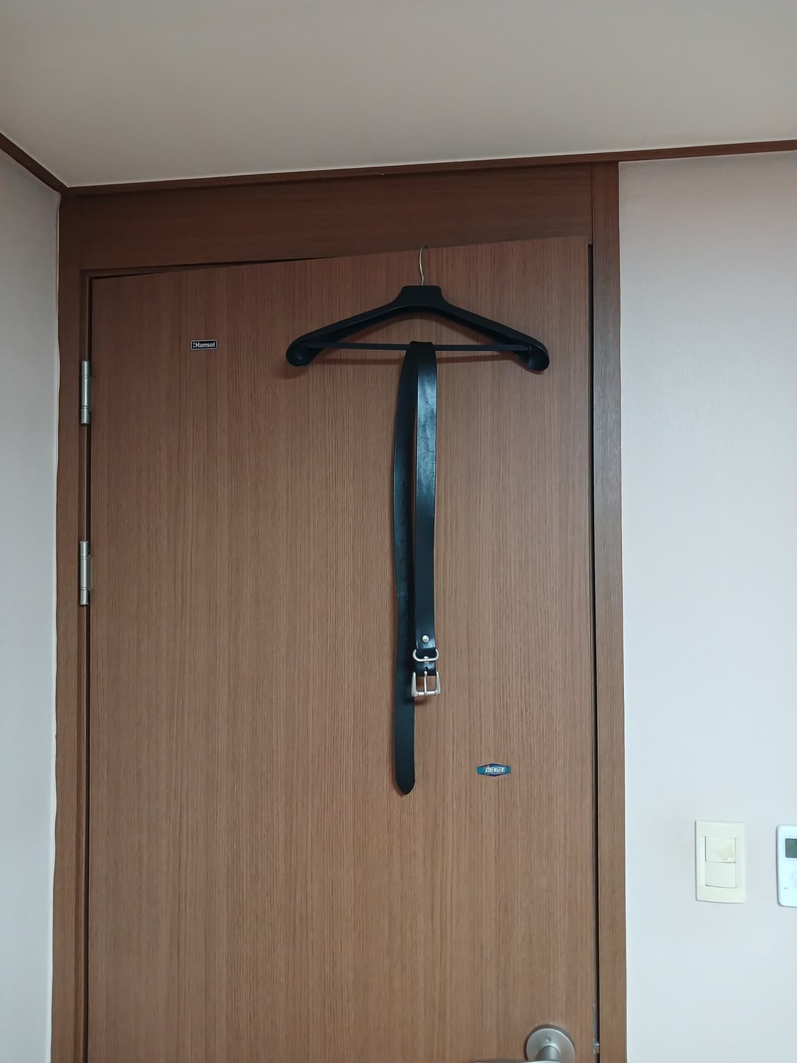 블랙 소가죽 벨트 상품이미지2