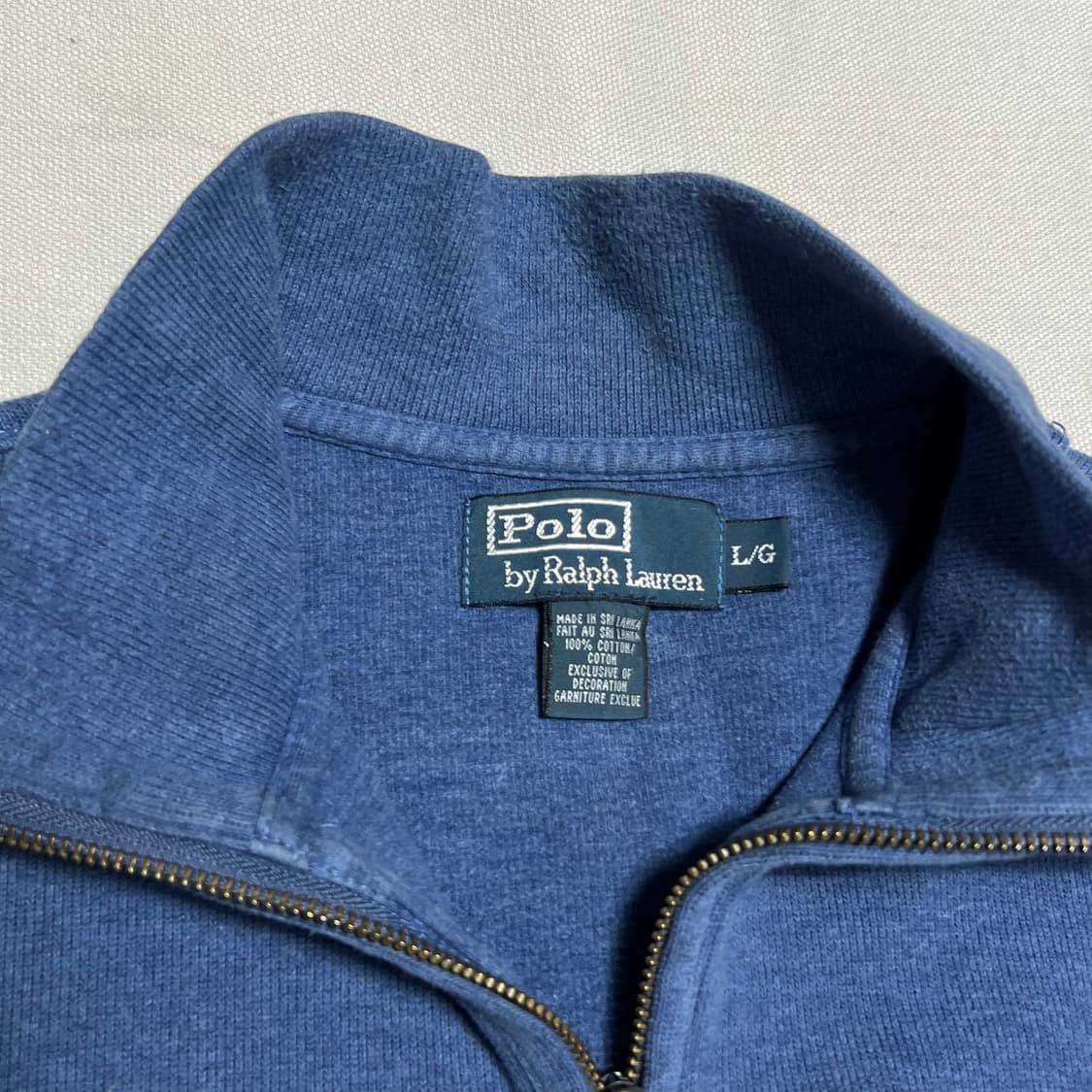 L 폴로랄프로렌 코튼 반집업 니트 상품이미지4