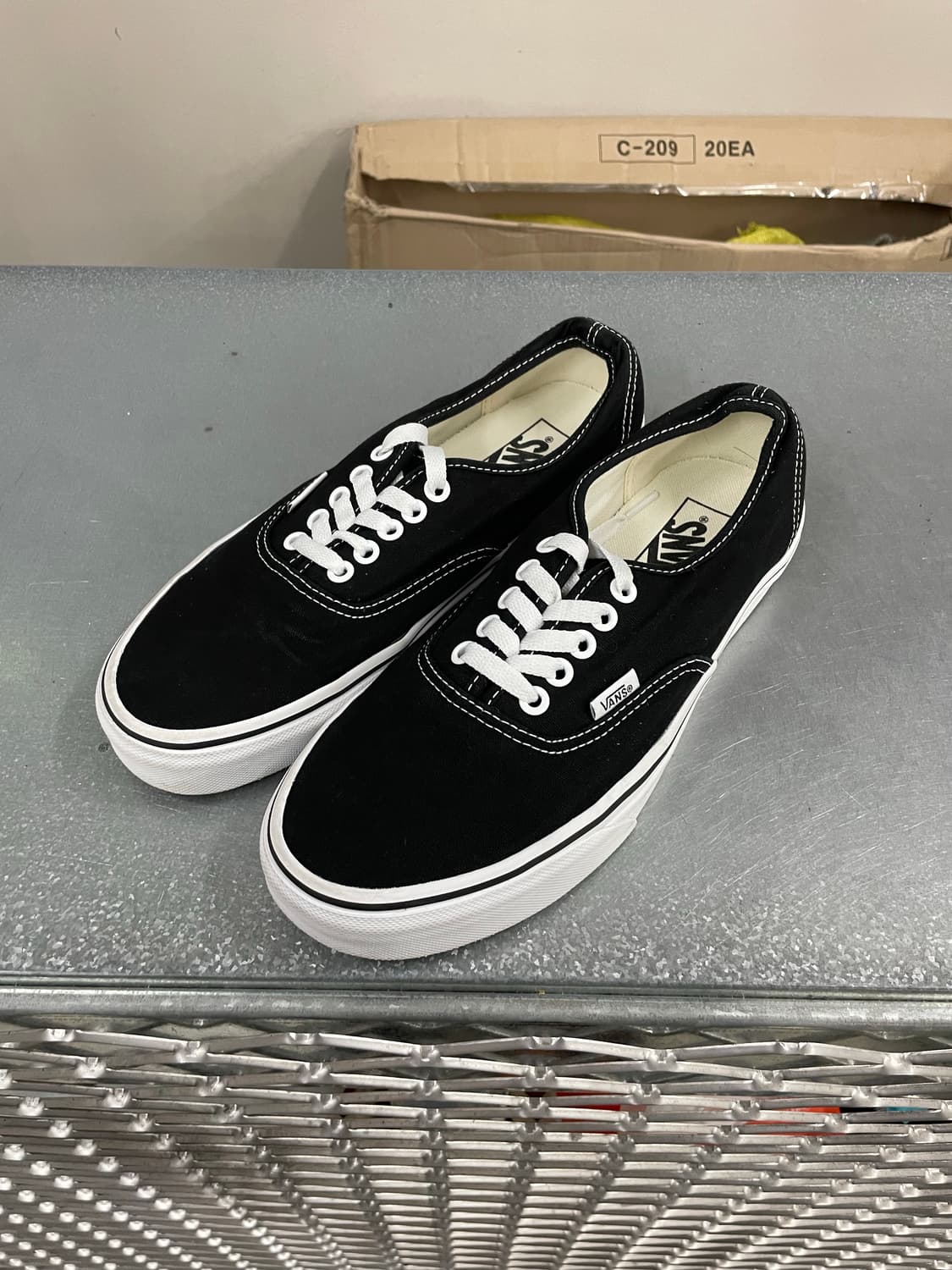 반스 어센틱 블랙 화이트 265 상품이미지2