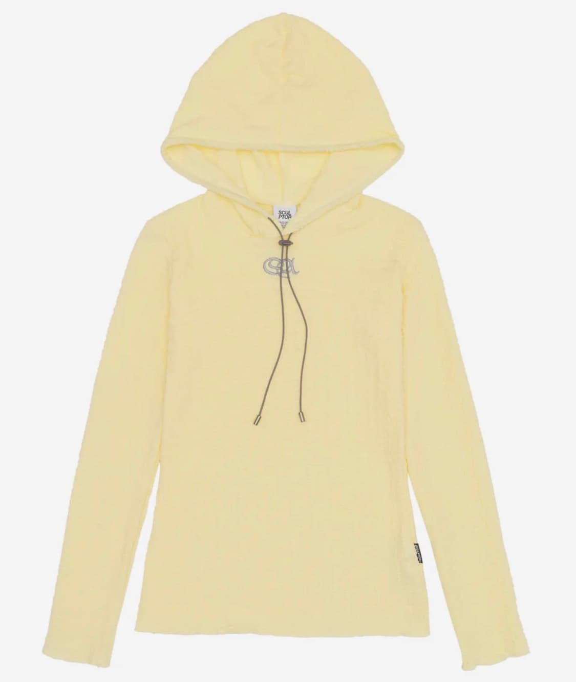 스컬프터 E-string Crinkle Hoodie Lemon M 상품이미지1