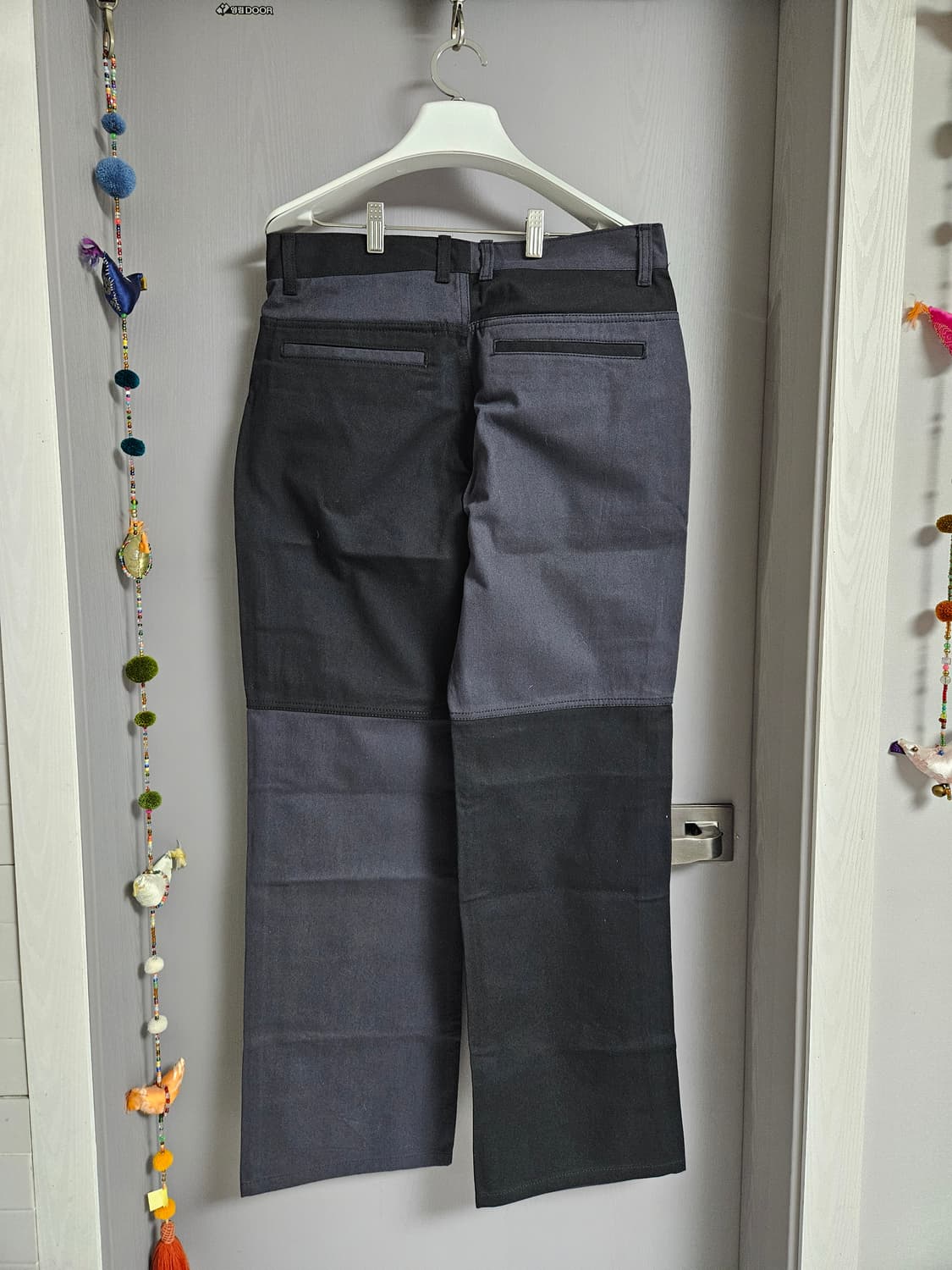 노매뉴얼 A.O.C 팬츠 블랙 100 새상품 상품이미지3