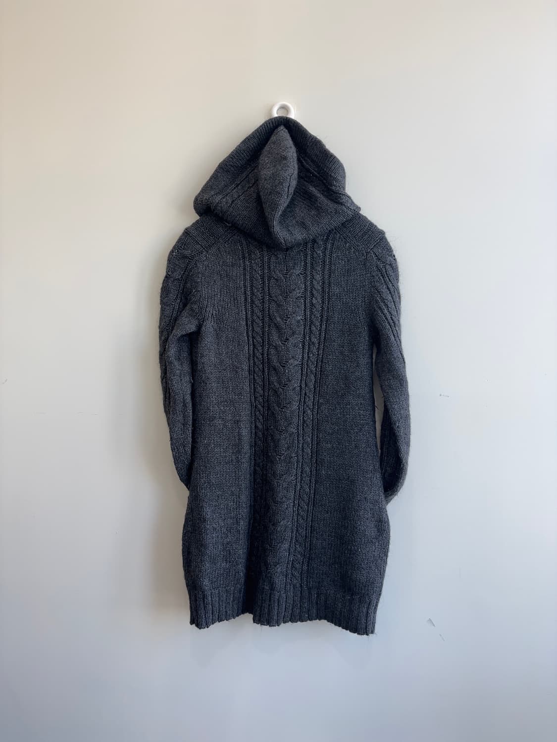 유니클로 꽈배기 토글 후드 가디건 상품이미지4