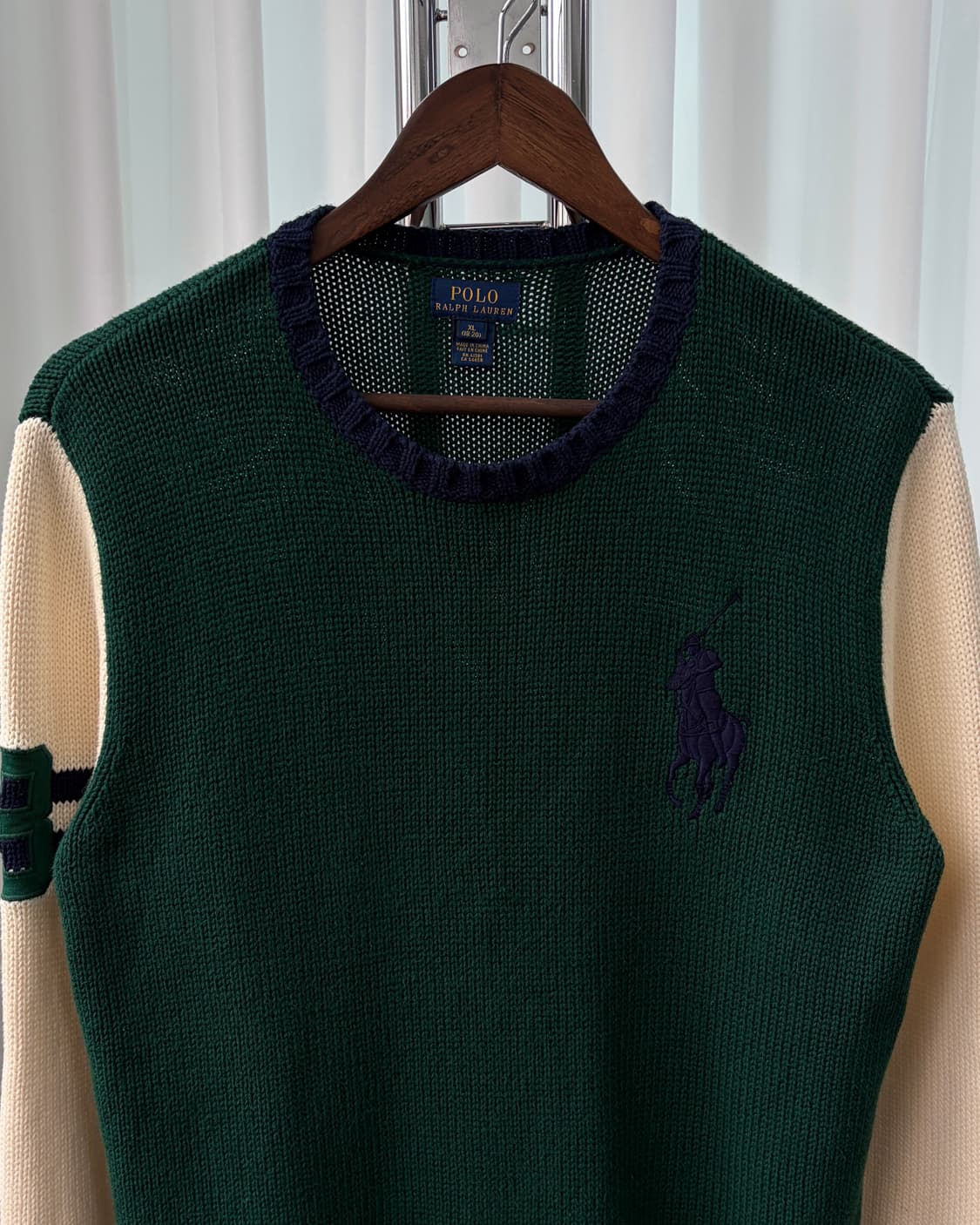 [M-L]폴로 랄프로렌 빅포니 치프키프 코튼 니트 상품이미지5