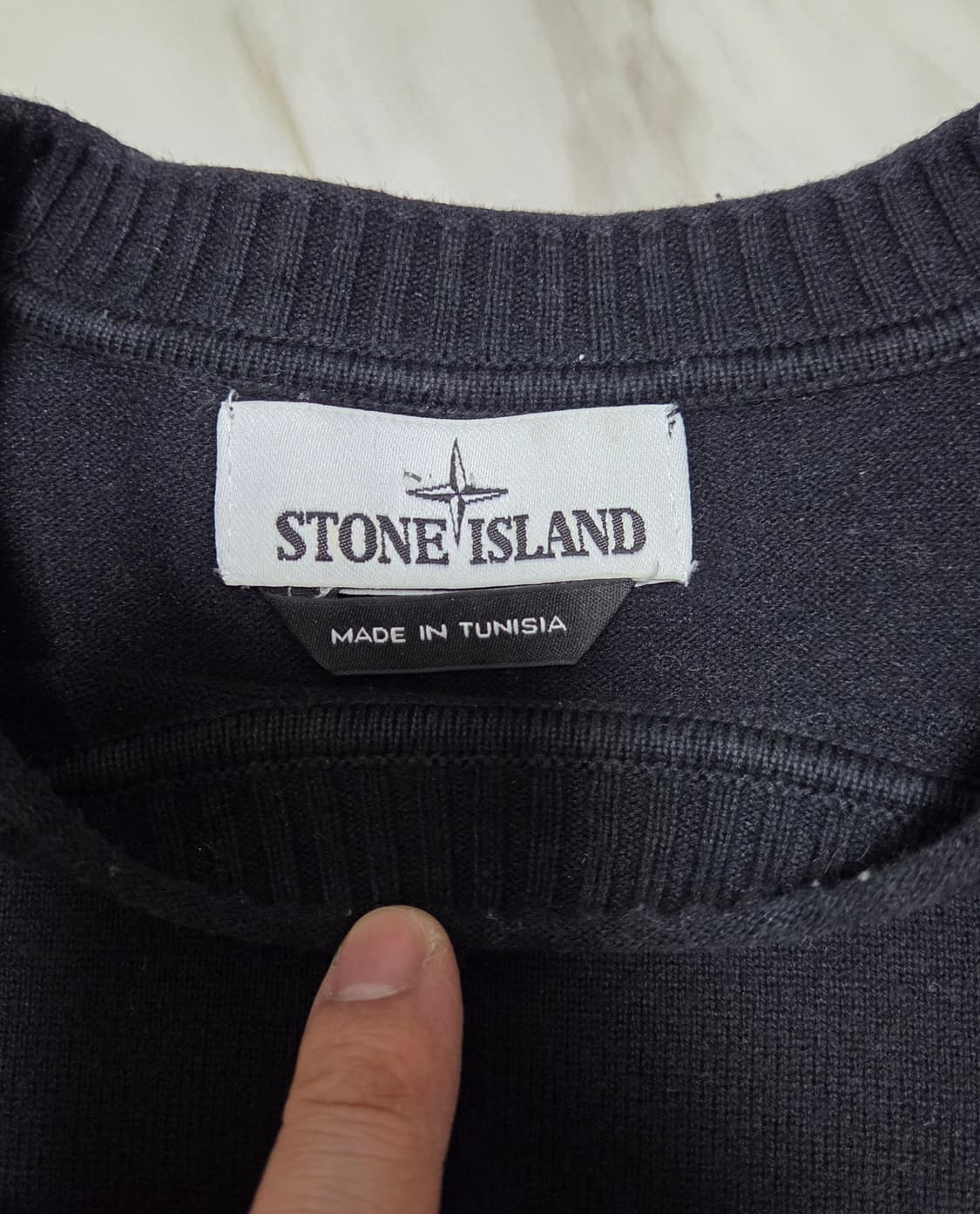 스톤아일랜드 와펜 패치 니트 상품이미지9