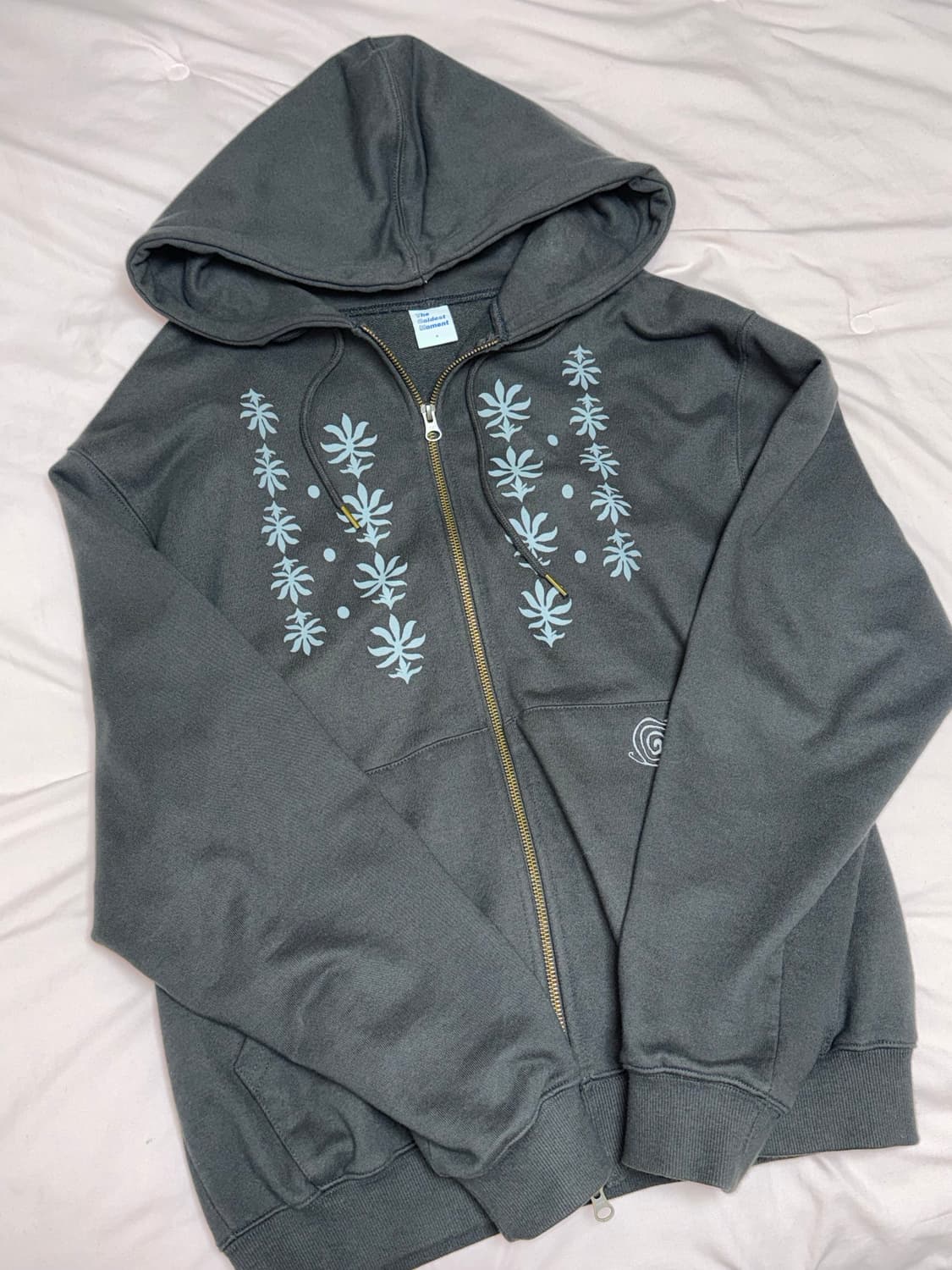 더콜디스트모먼트 TCM 에스닉 후드집업 차콜 S 상품이미지2