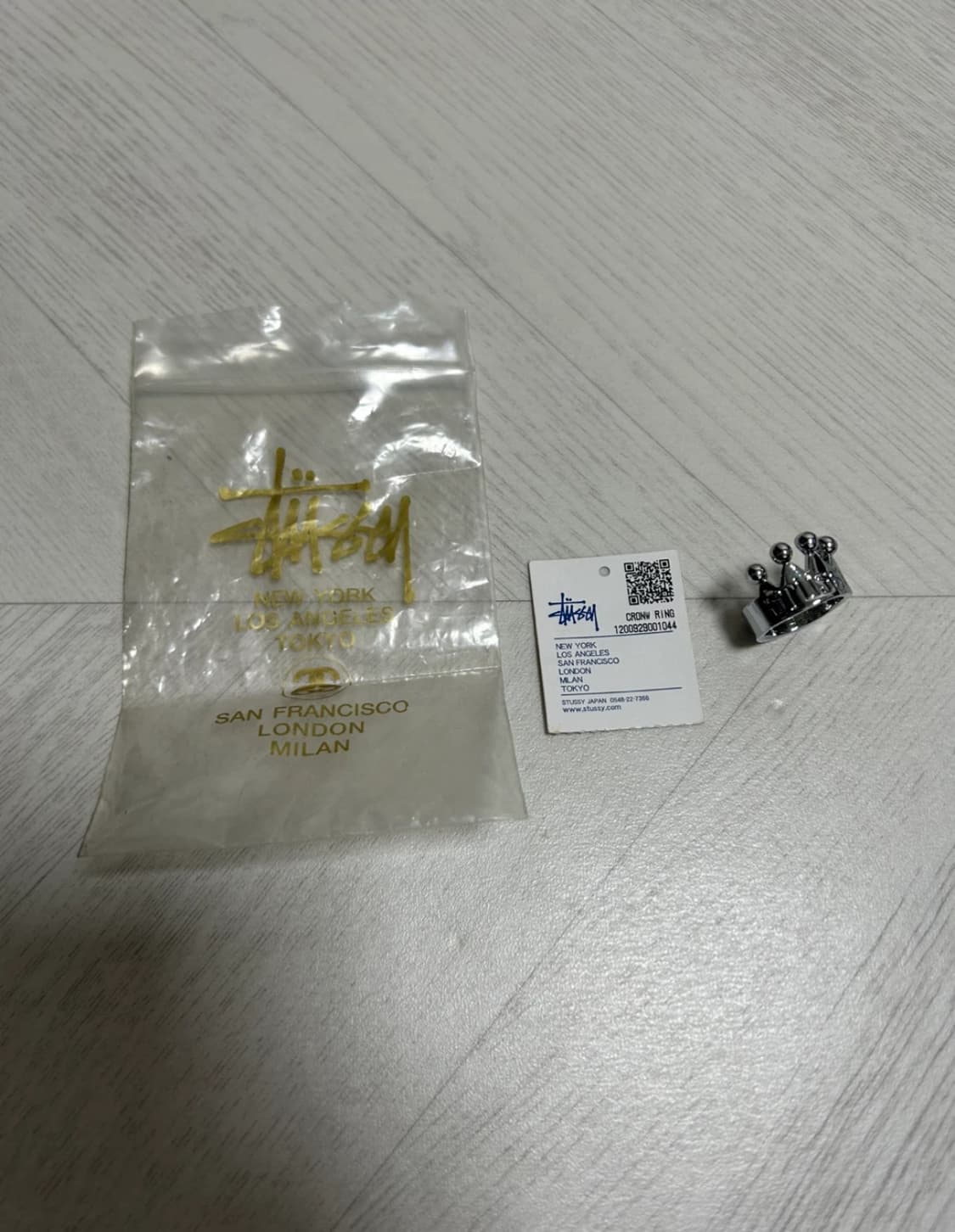 스투시 크라운 링 반지 상품이미지3