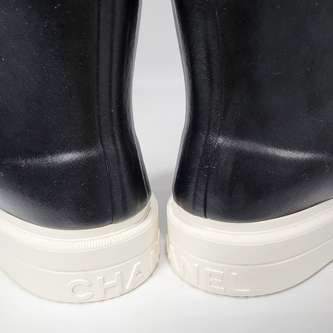 샤넬 크루즈 투톤 레인부츠 39사이즈 상품이미지4