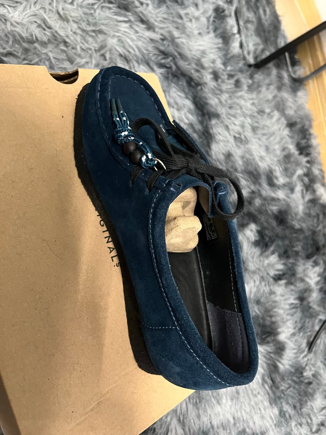 클락스 오리지널 왈라비 네이비블루 39 상품이미지7