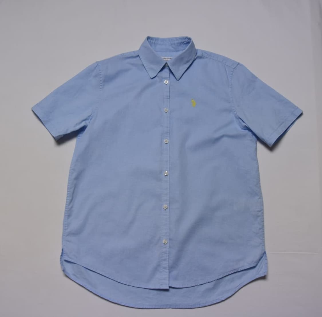 U.S. POLO ASSN. 하늘색 반팔 셔츠 S (90) 상품이미지1