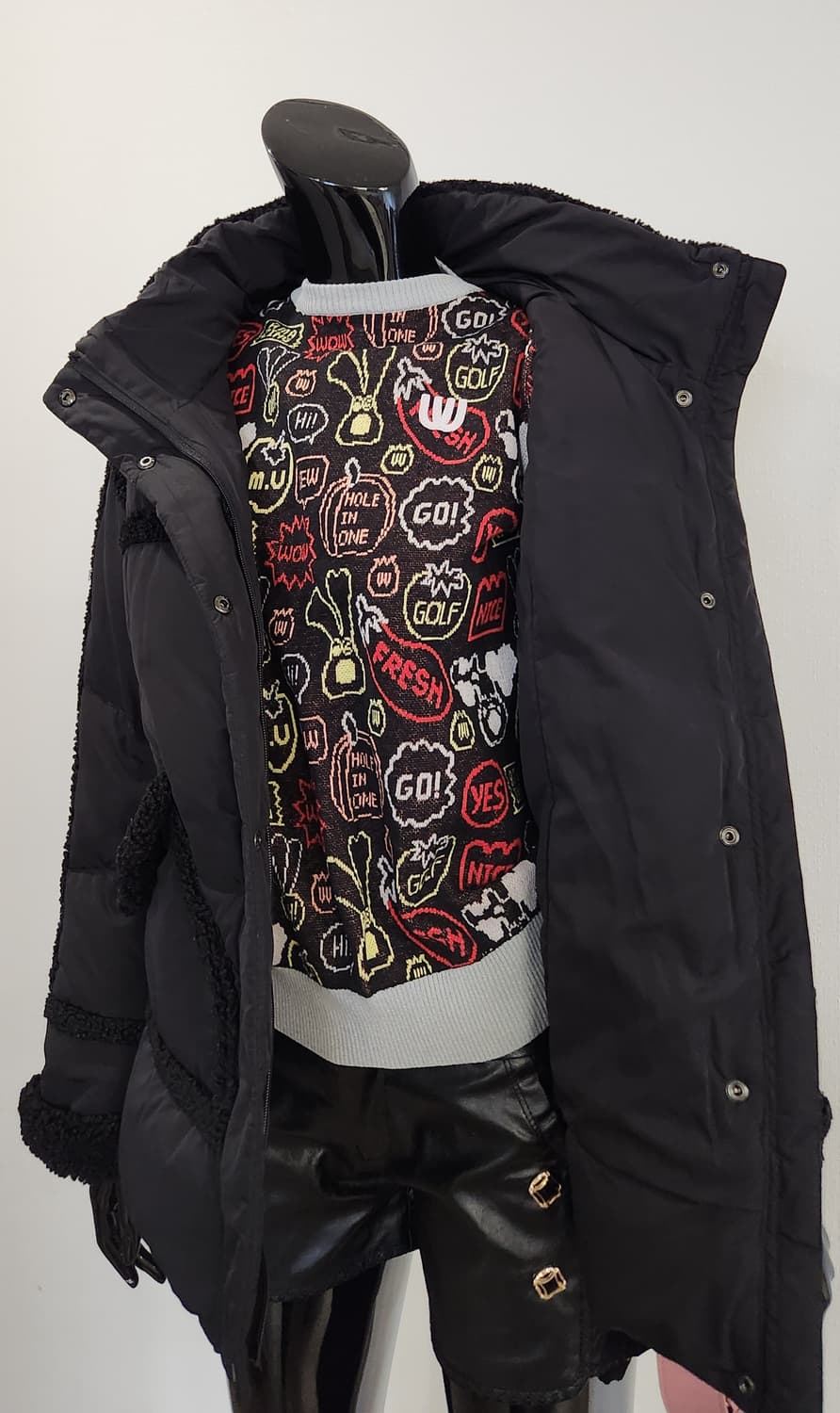 양털트리밍 구스패딩 상품이미지7