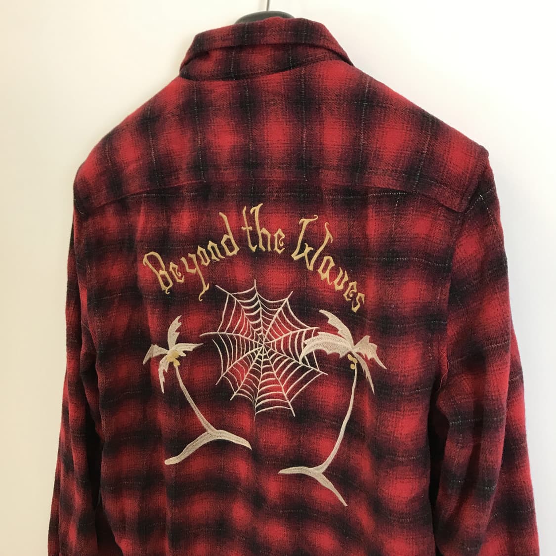 올세인츠 버팔로 플란넬 자수 울 모직셔츠 [M] 상품이미지4