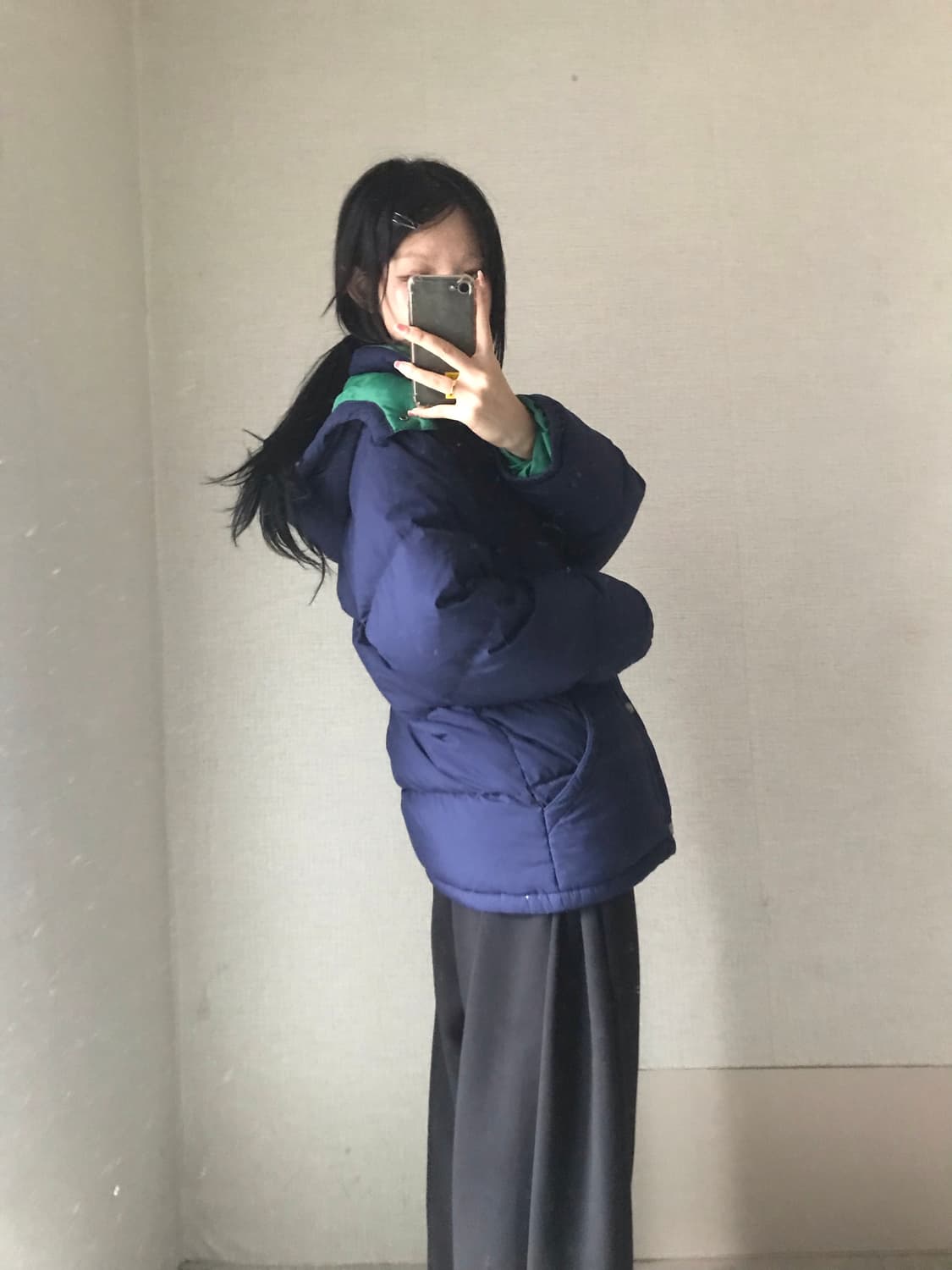 폴로 네이비 패딩 상품이미지3