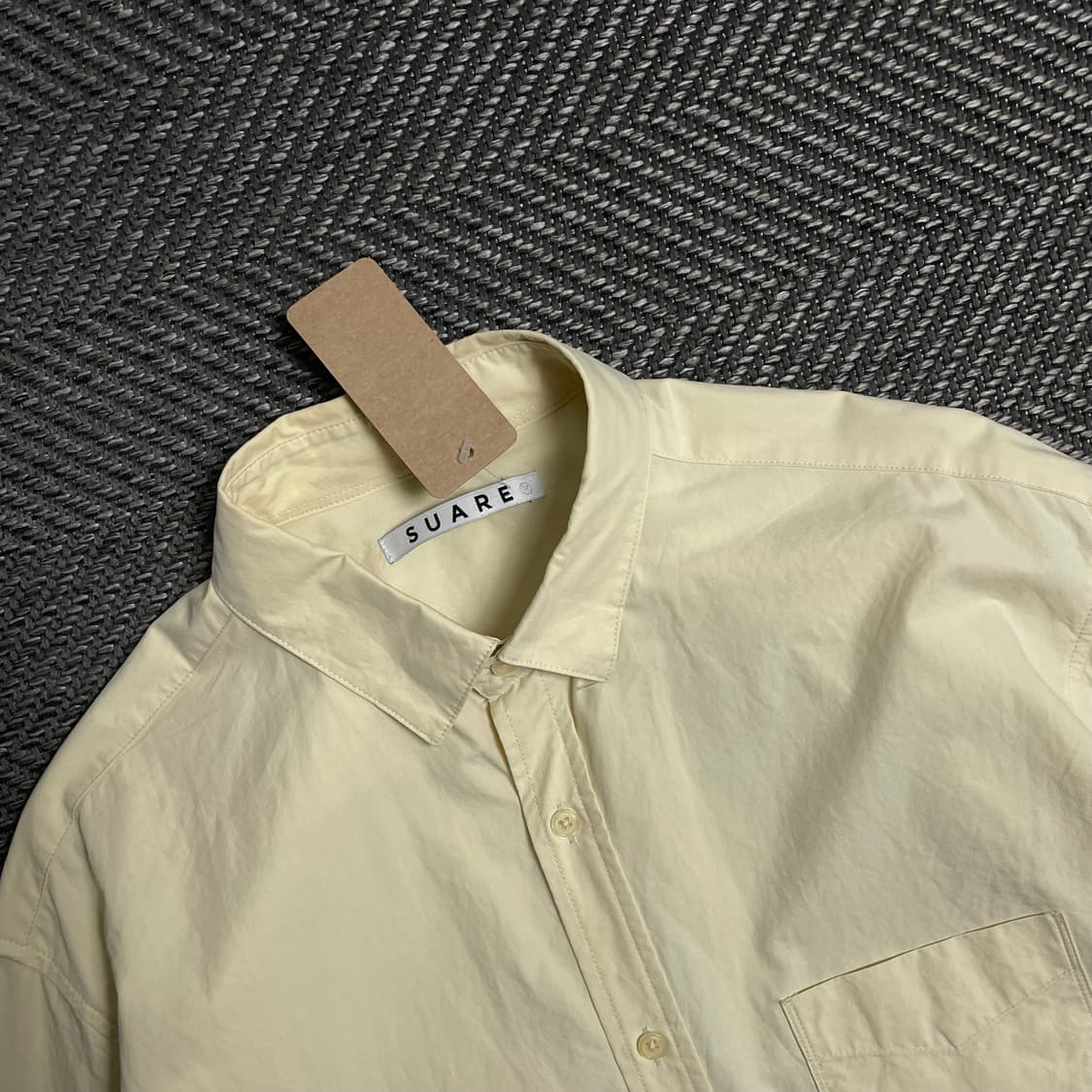SUARE 수아레 미니멀 박시핏 코튼 셔츠y 5336 상품이미지6