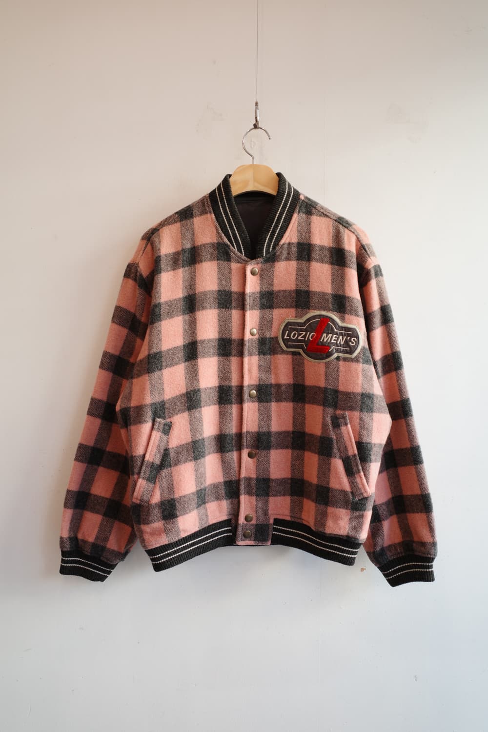 LOZIO MEN’S 울 바시티 자켓  상품이미지1