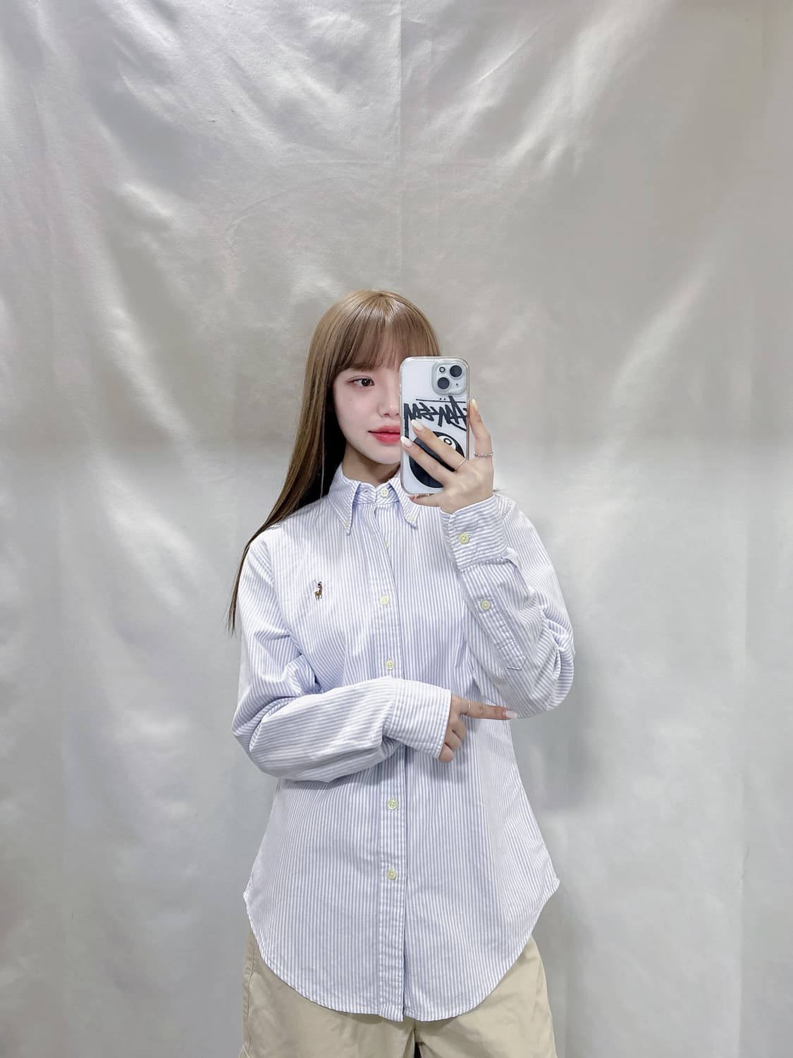 폴로 랄프로렌 포니 스트라이프 셔츠  상품이미지1