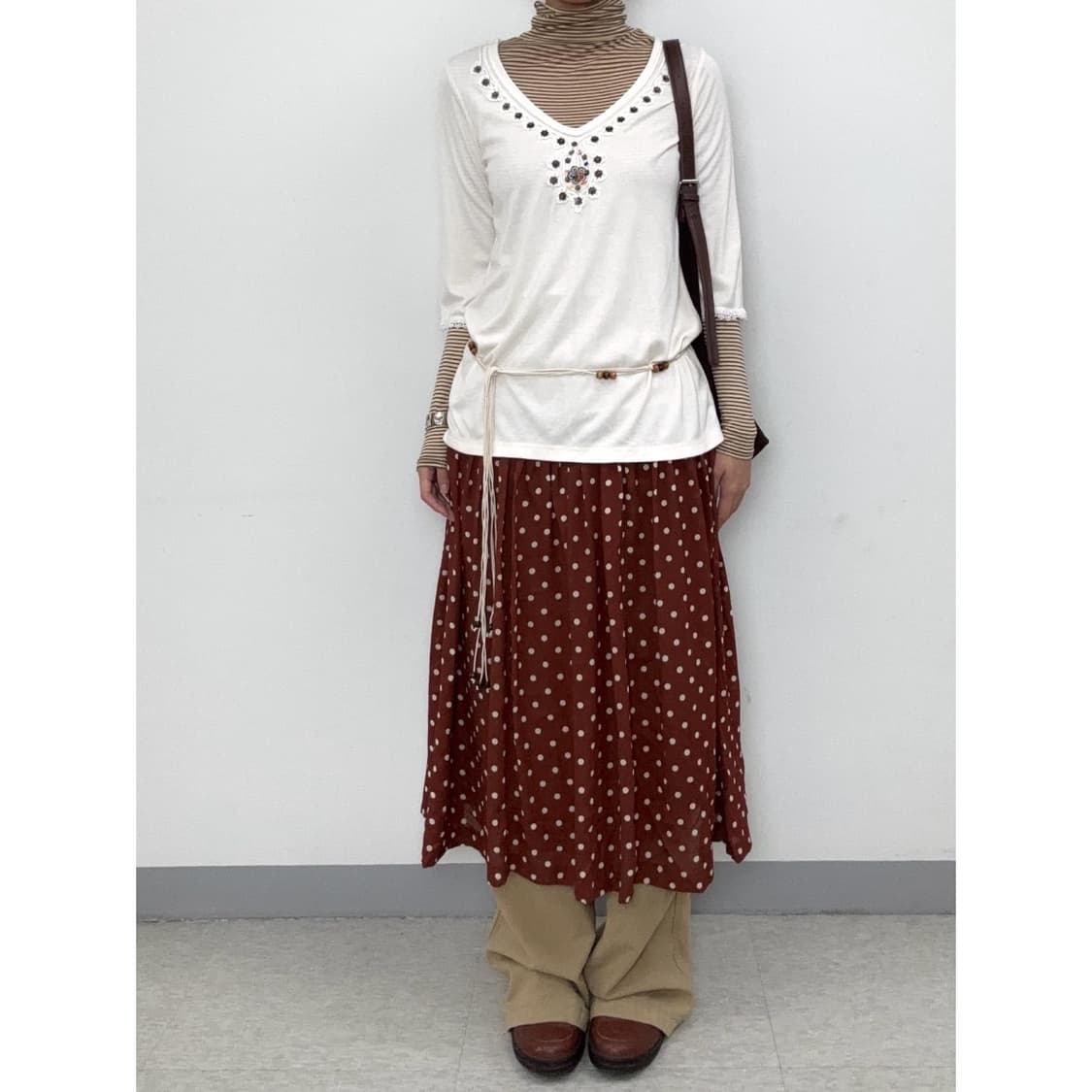 빈티지 스트라이프 레이어드 이너 롱슬리브 상품이미지10