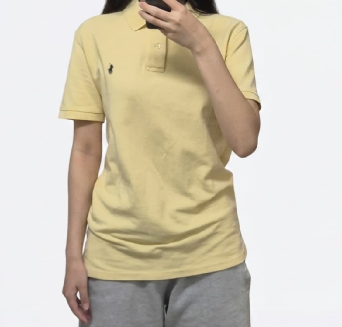 폴로 카라티셔츠 노란색 상품이미지1