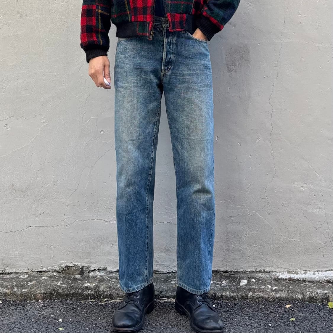 일본 할리우즈 런치 마켓 셀비지 데님 팬츠 상품이미지2