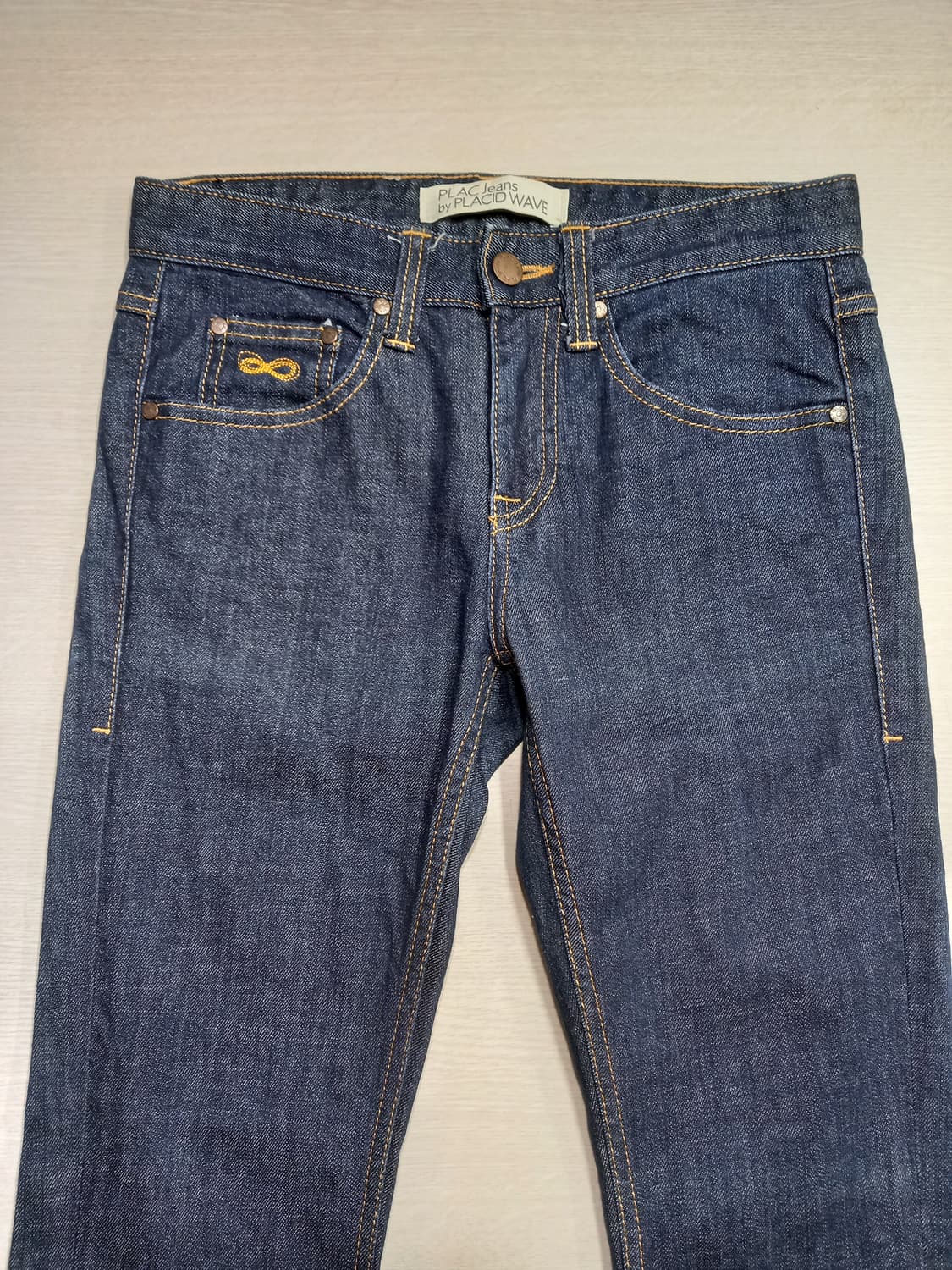 27 PLAC Slender 스판 슬림일자진 진청 27-600 상품이미지3