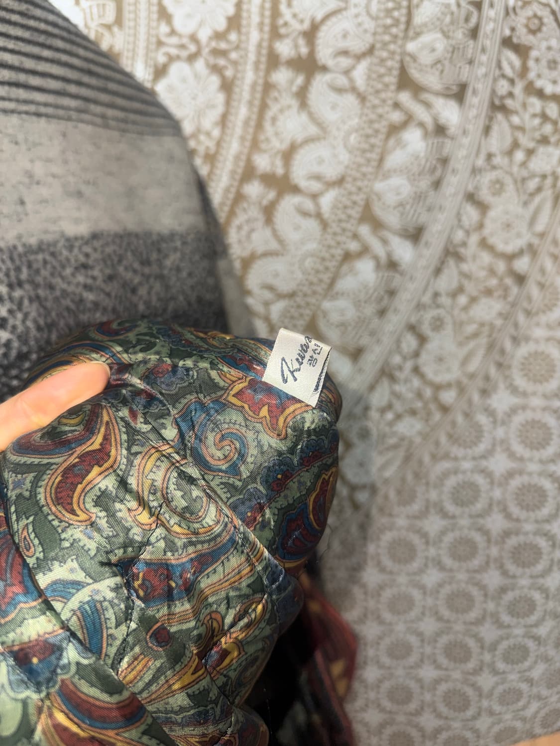 빈티지 나바호 패턴 패디드 모직점퍼  상품이미지6