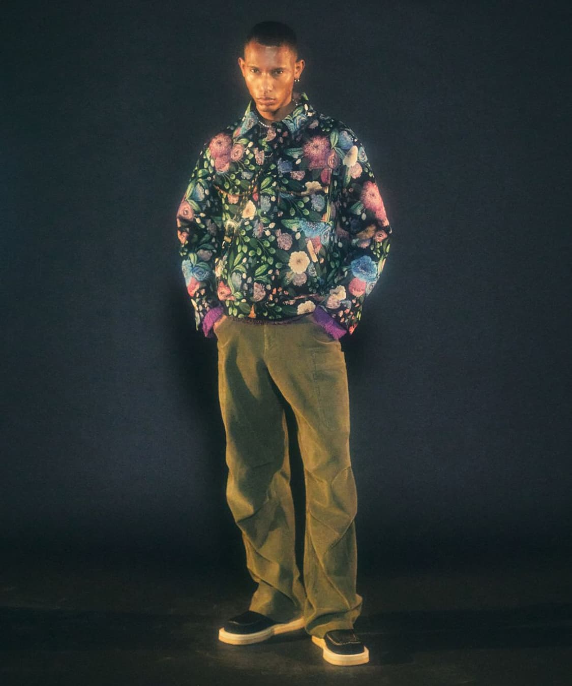 앤더슨벨 플로버 자카드 트러커 자켓(M) 상품이미지2