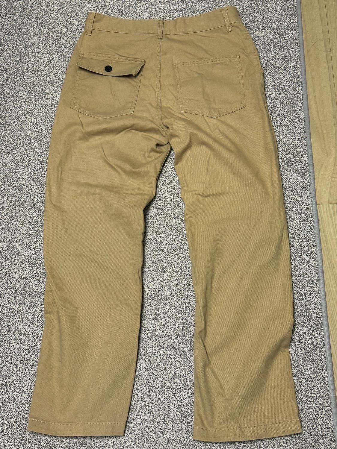 유니폼브릿지 코튼 베이지 팬츠 상품이미지3