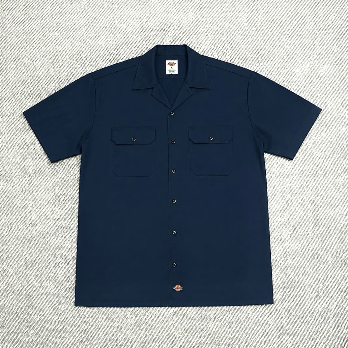 [XL] Dickies 디키즈 네이비 반팔 워크셔츠 상품이미지1