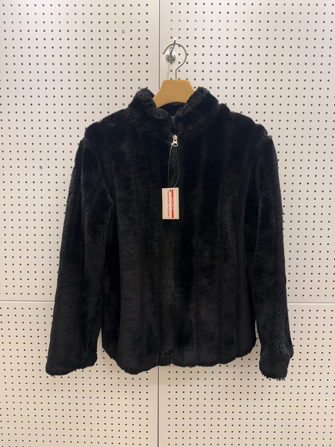 빈티지 블랙 페이크 퍼 자켓 U872 상품이미지2