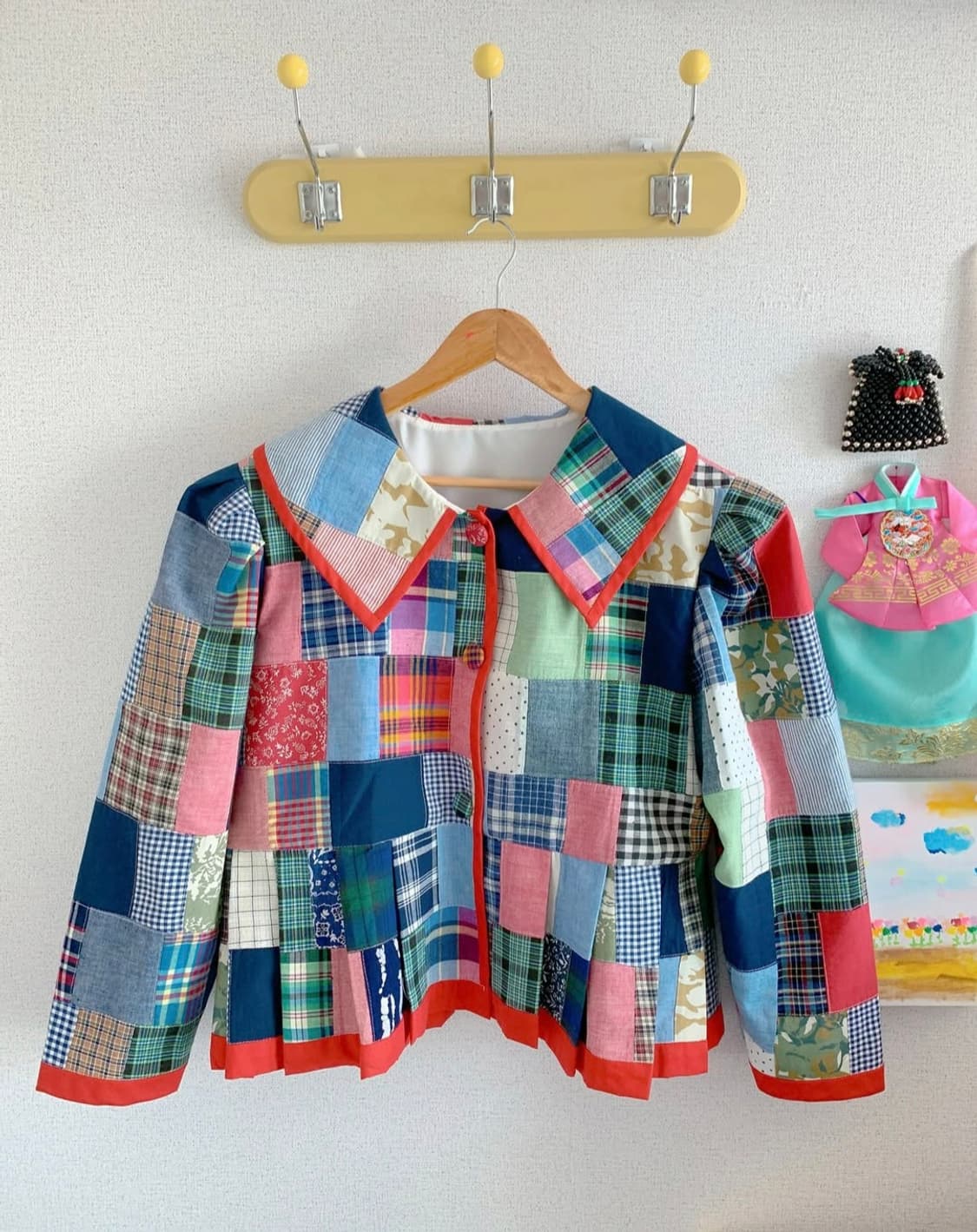 빈티지 퀼트 이불 리워크 상품이미지1