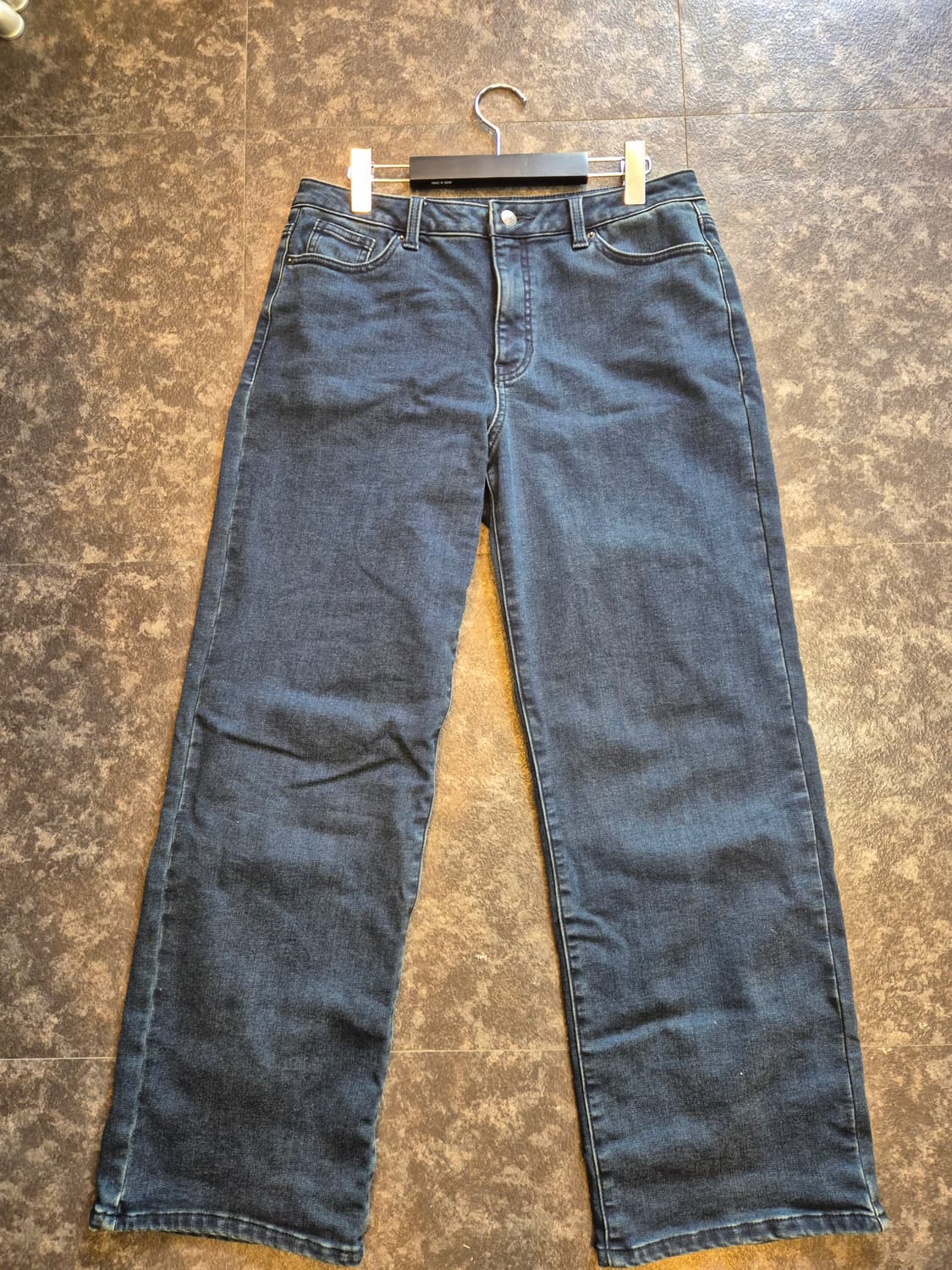 게스 여성 와이드핏 기모 데님 팬츠 29 상품이미지1