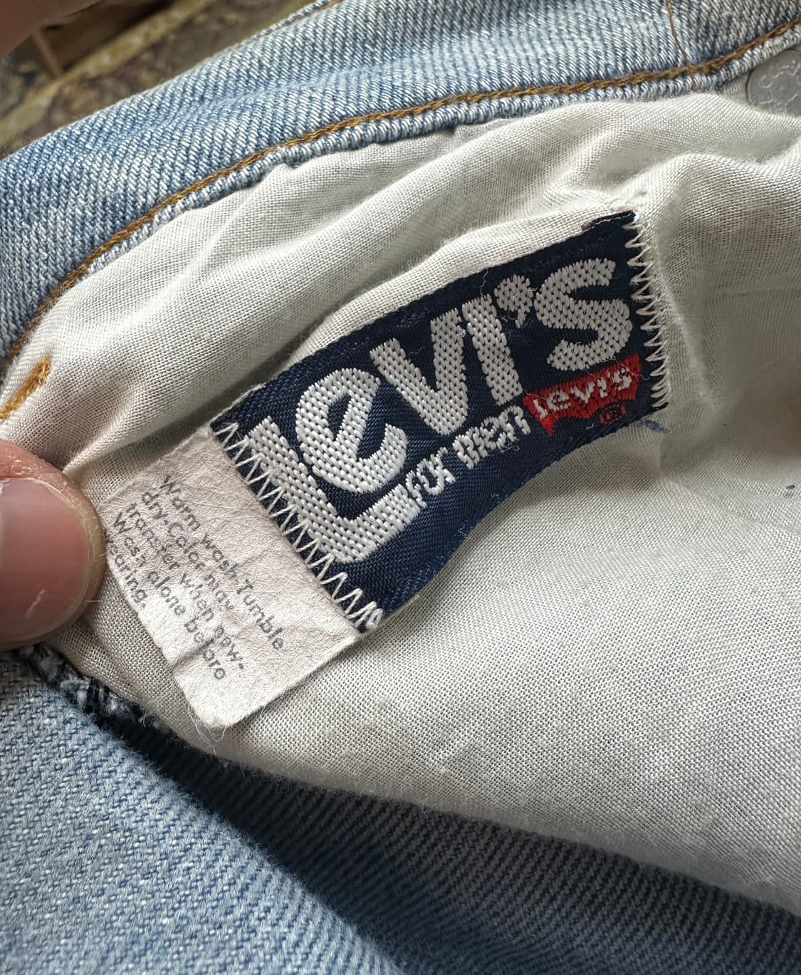 1980' 리바이스 포 맨 플레어 데님 팬츠 35 상품이미지8