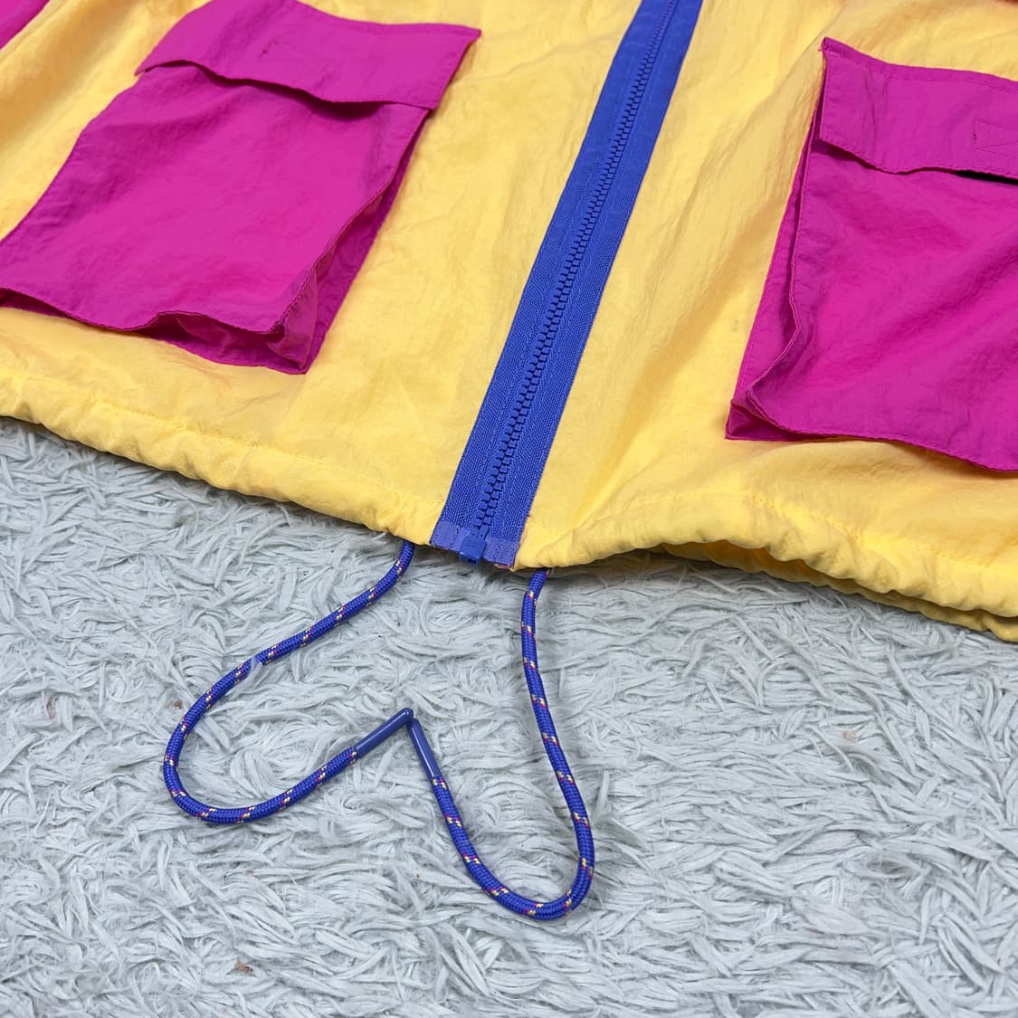 나이키 여성 아이콘크러쉬 우븐 재킷 핑크/옐로우 M 상품이미지9