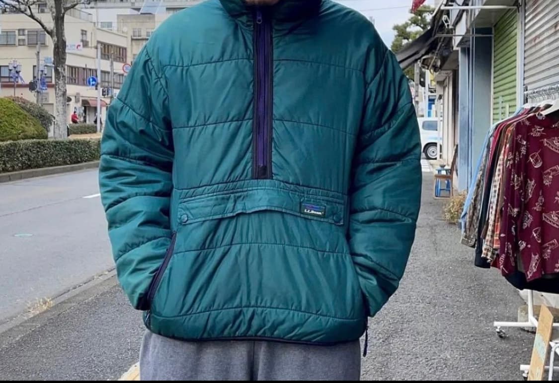 (L)80s ll bean 엘엘빈 프리마로프트 풀오버 상품이미지1