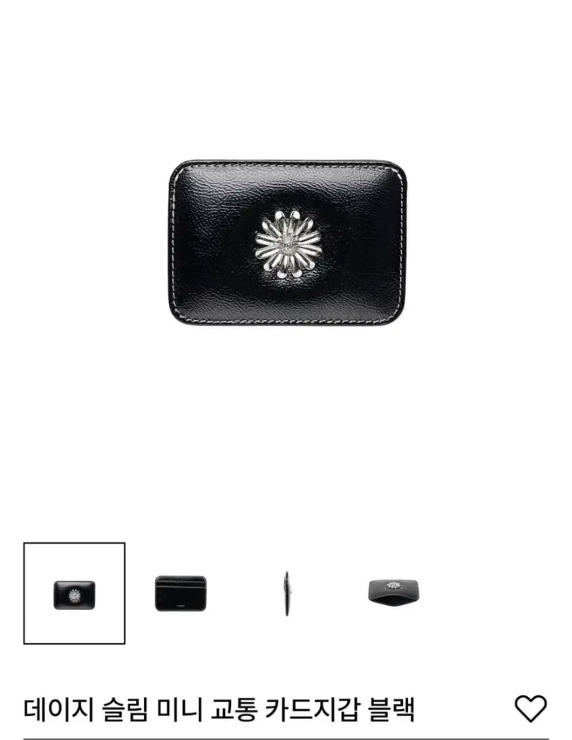 르마스크 데이즈 슬림 미니 교통 카드지갑 블랙 상품이미지1