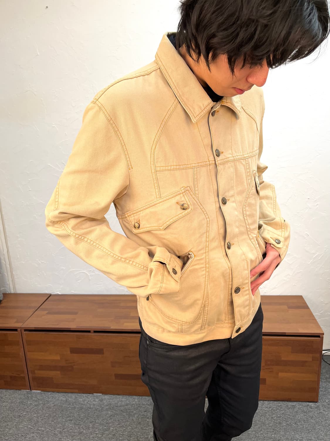 저스트카발리 웨스턴 디테일 코튼 재킷 상품이미지9