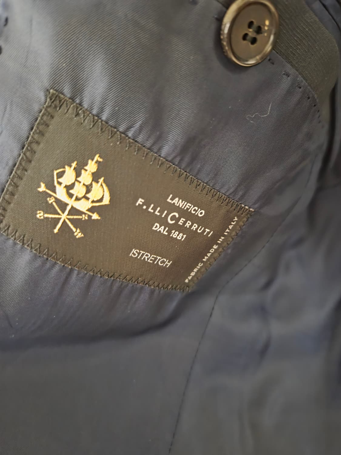 솔리드옴므 네이비 정장 자켓 48 상품이미지4