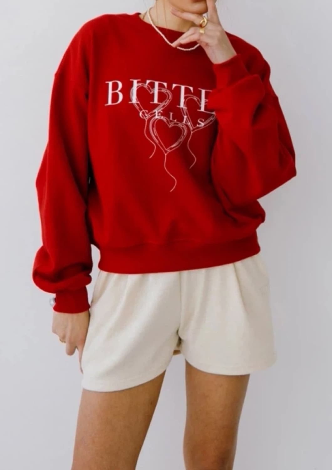 비터셀즈 맨투맨 레드 상품이미지1