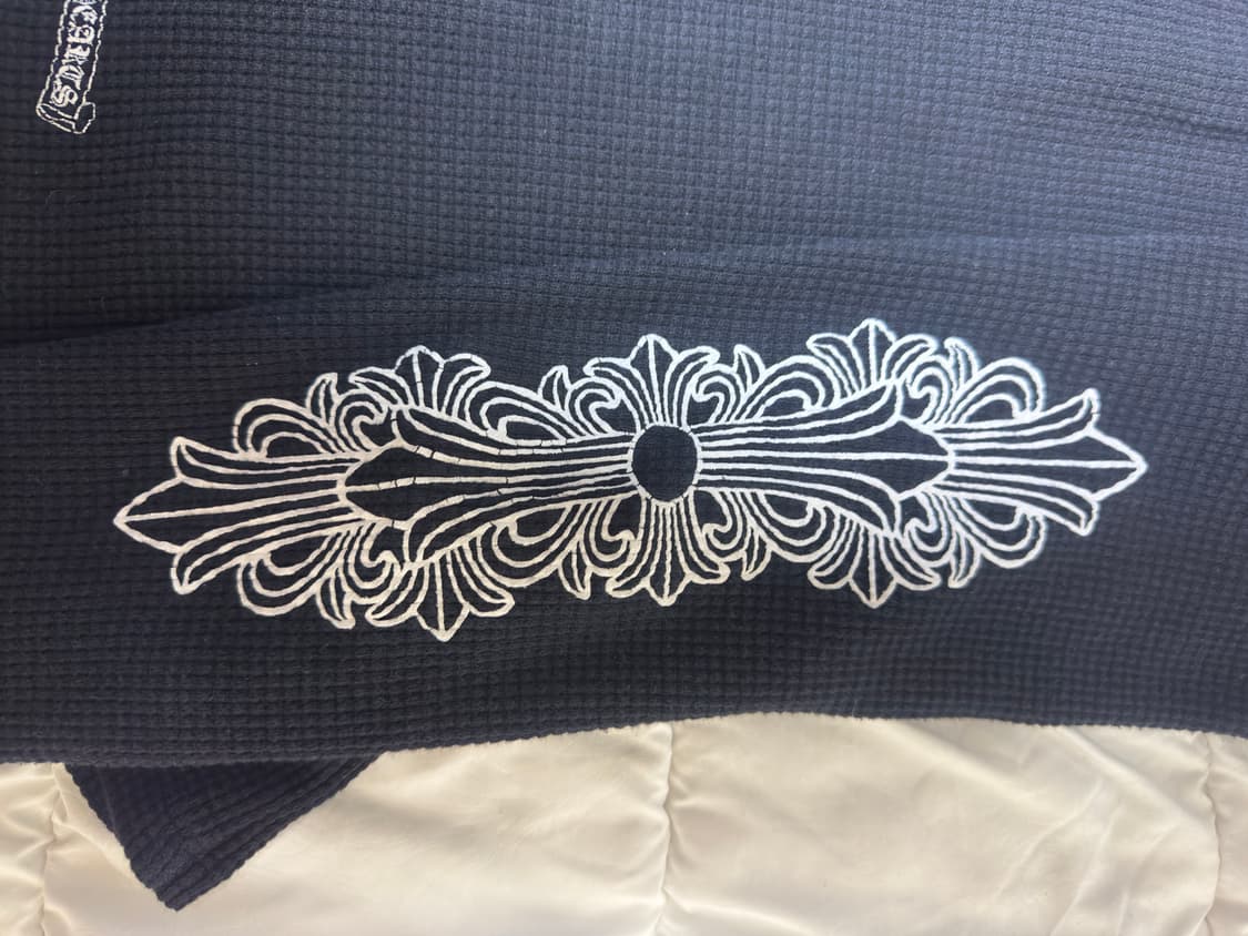 크롬하츠 홀스슈 플로랄 와플 니트 S 상품이미지3